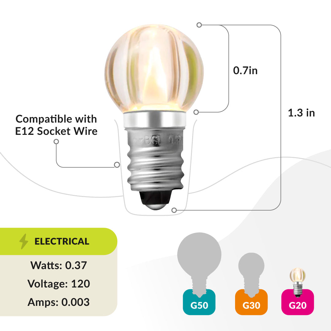 G20 Bulbs (Pack of 25)